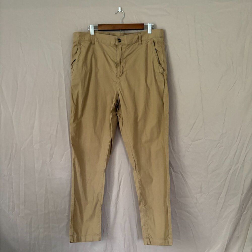 Eddie Bauer Mens Chino Pants Khaki Size 38x32 Preppy Professional